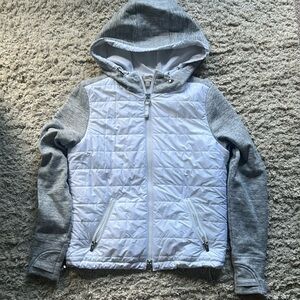 Athleta Gray and White Women's Jacket